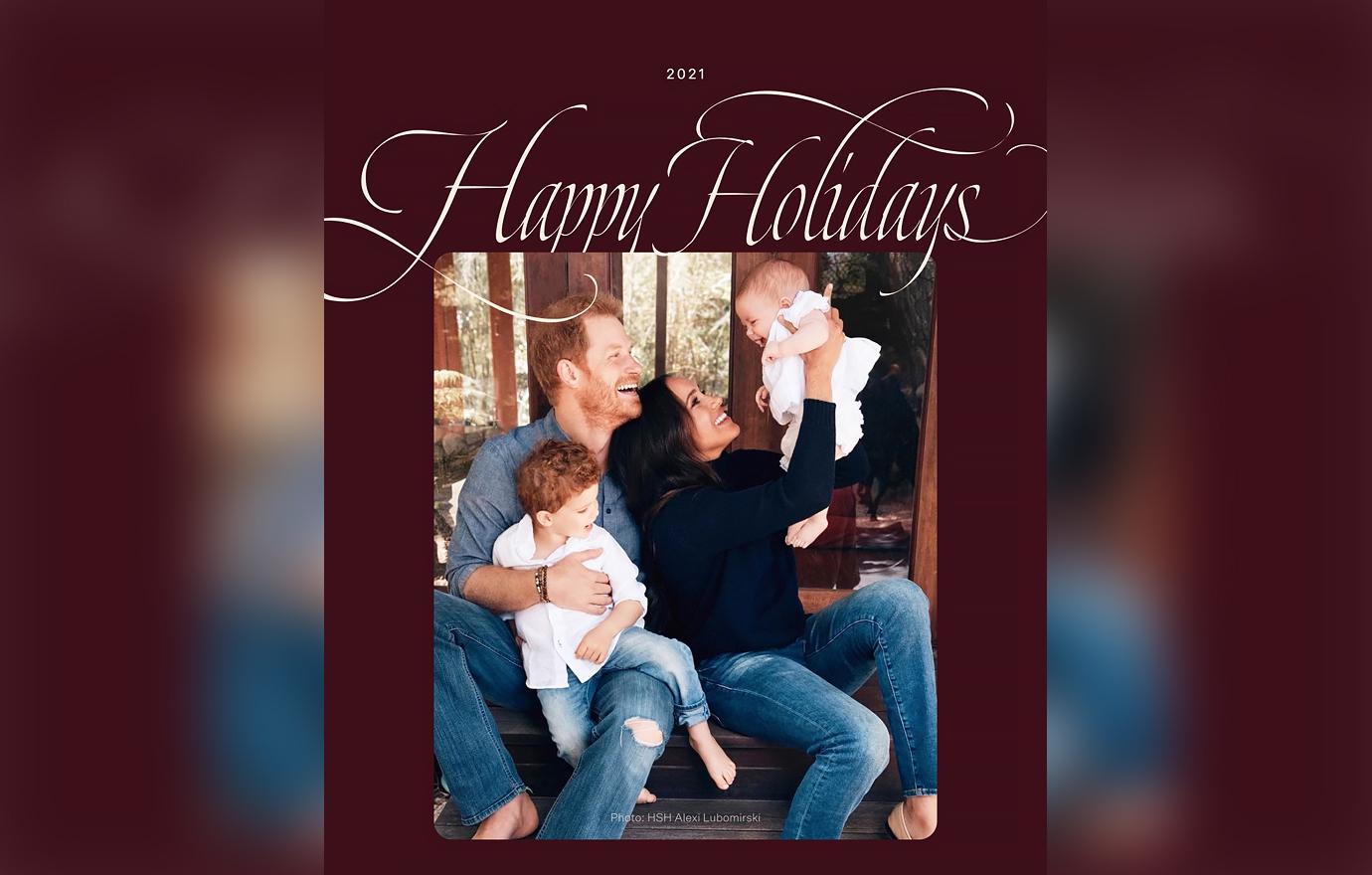 meghan markle body language christmas card similar princess diana tro