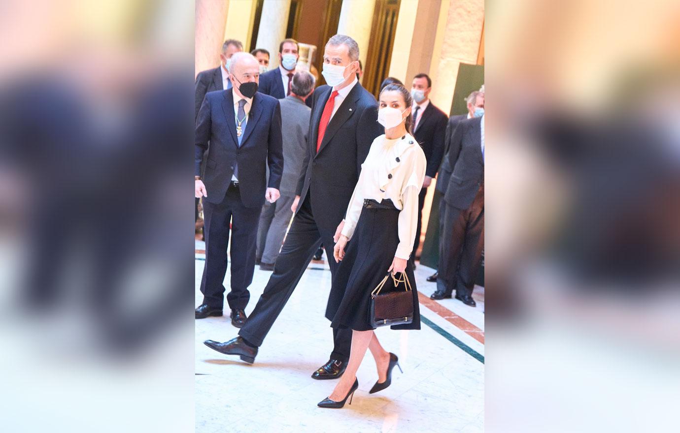 queen letizia and king felipe vi association of spanish language academies