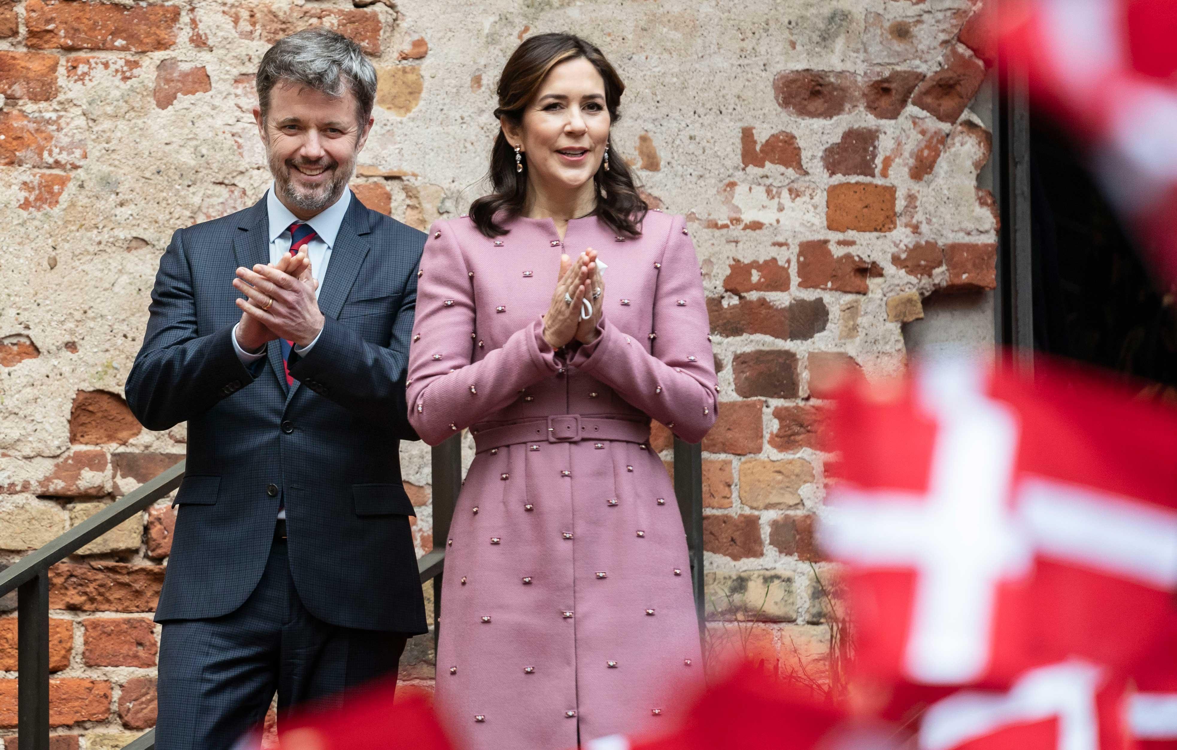 Crown Princess Mary Wears Pink Suit At Exhibition Opening: Photos