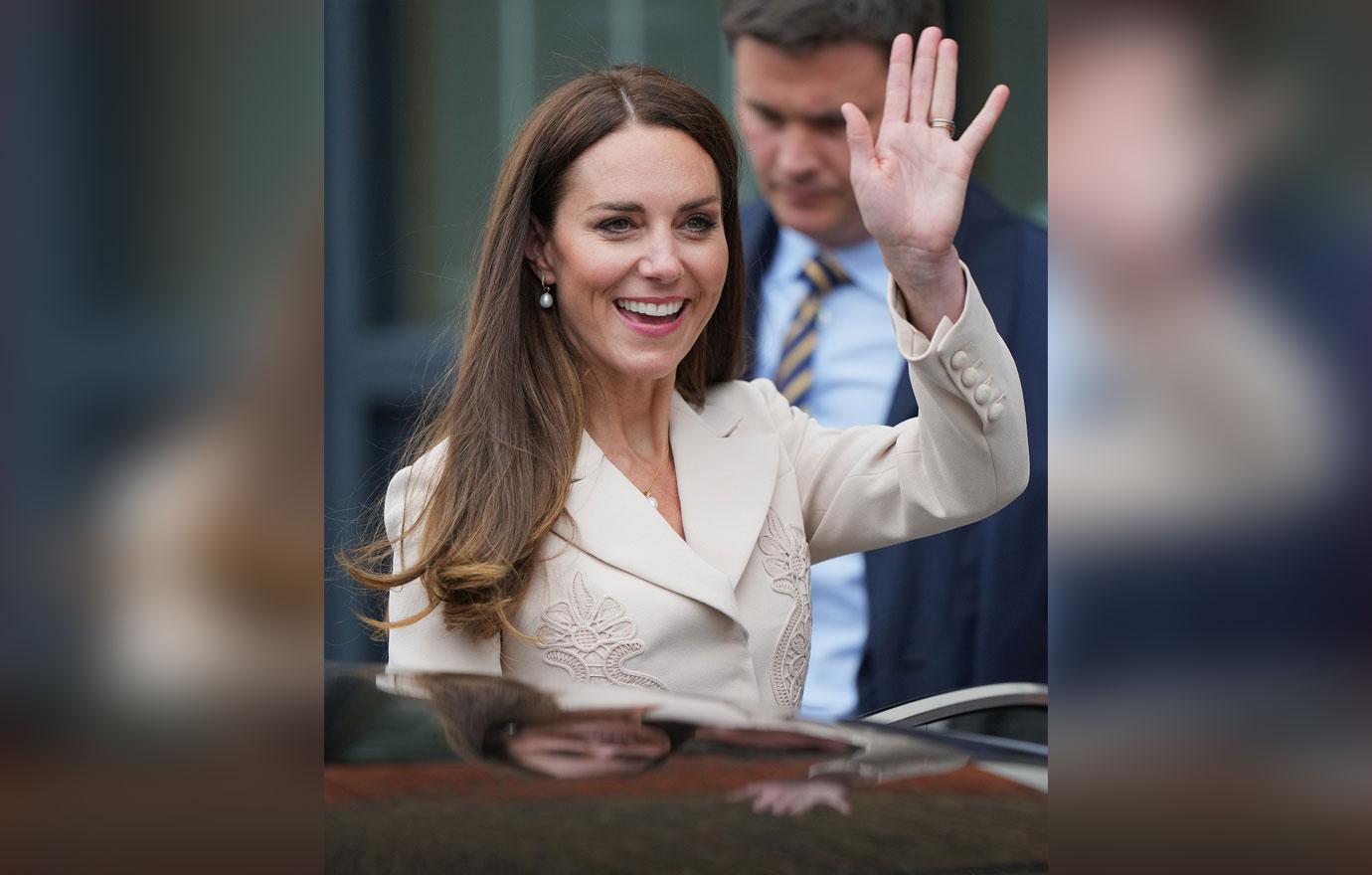 princess anne and the duchess of cambridge visit the royal college of midwives and the royal college of obstetricians