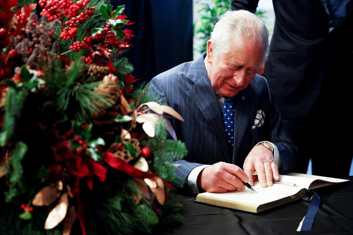 prince charles attends an advent service at holy trinity brompton church in london