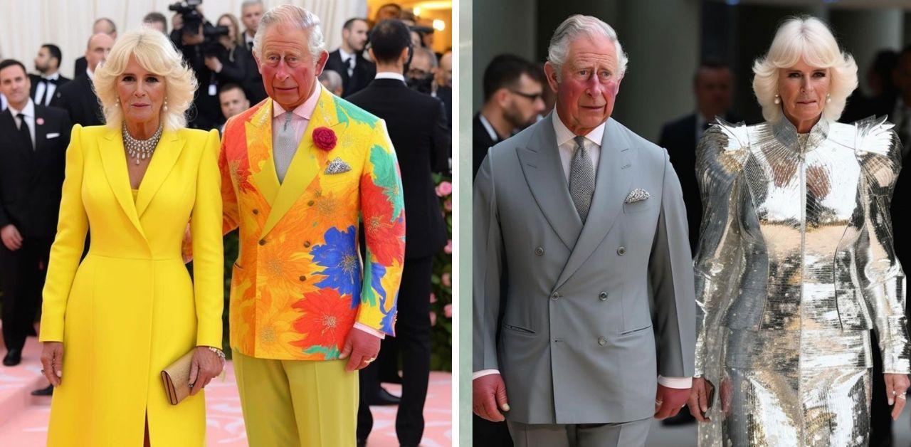 king charles camilla met gala deepfake photos