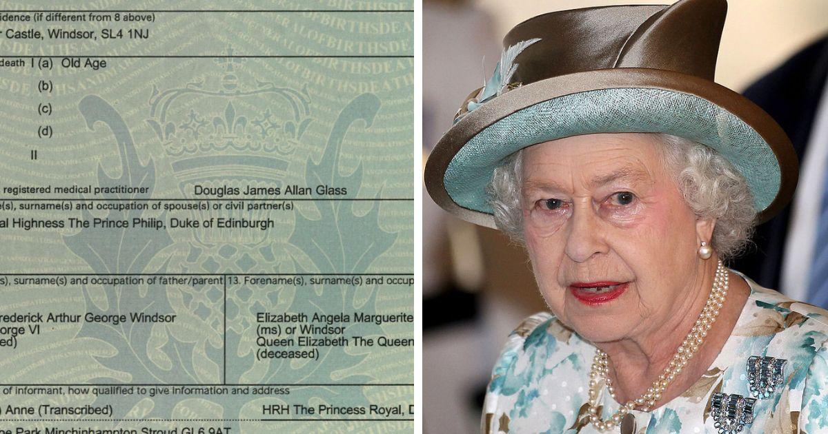 Queen Elizabeth s Death Certificate Lists Her Occupation and People queen-elizabeth-s-death-certificate-lists-her-occupation-and-people