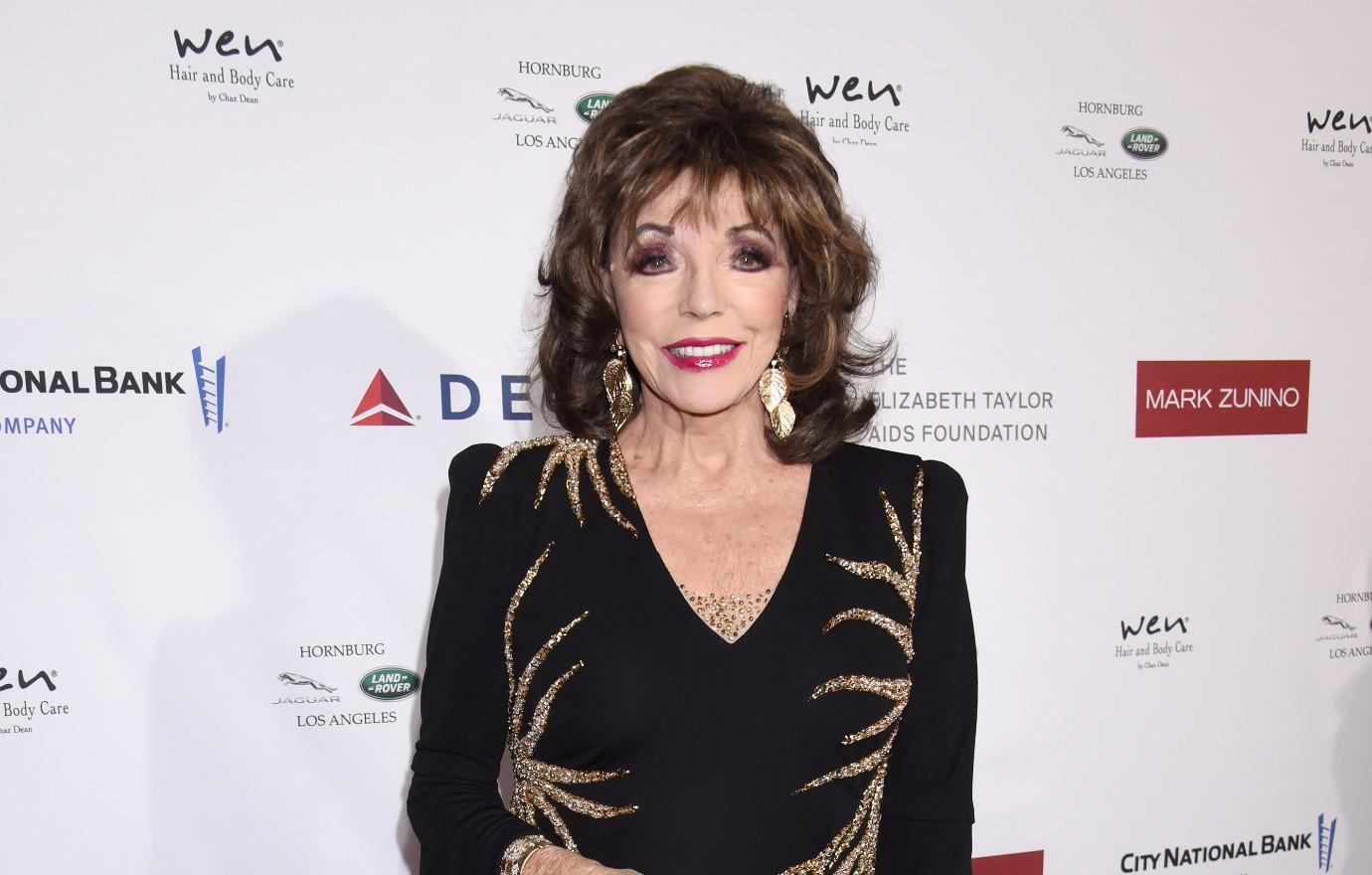 joan collins shades meghan markle