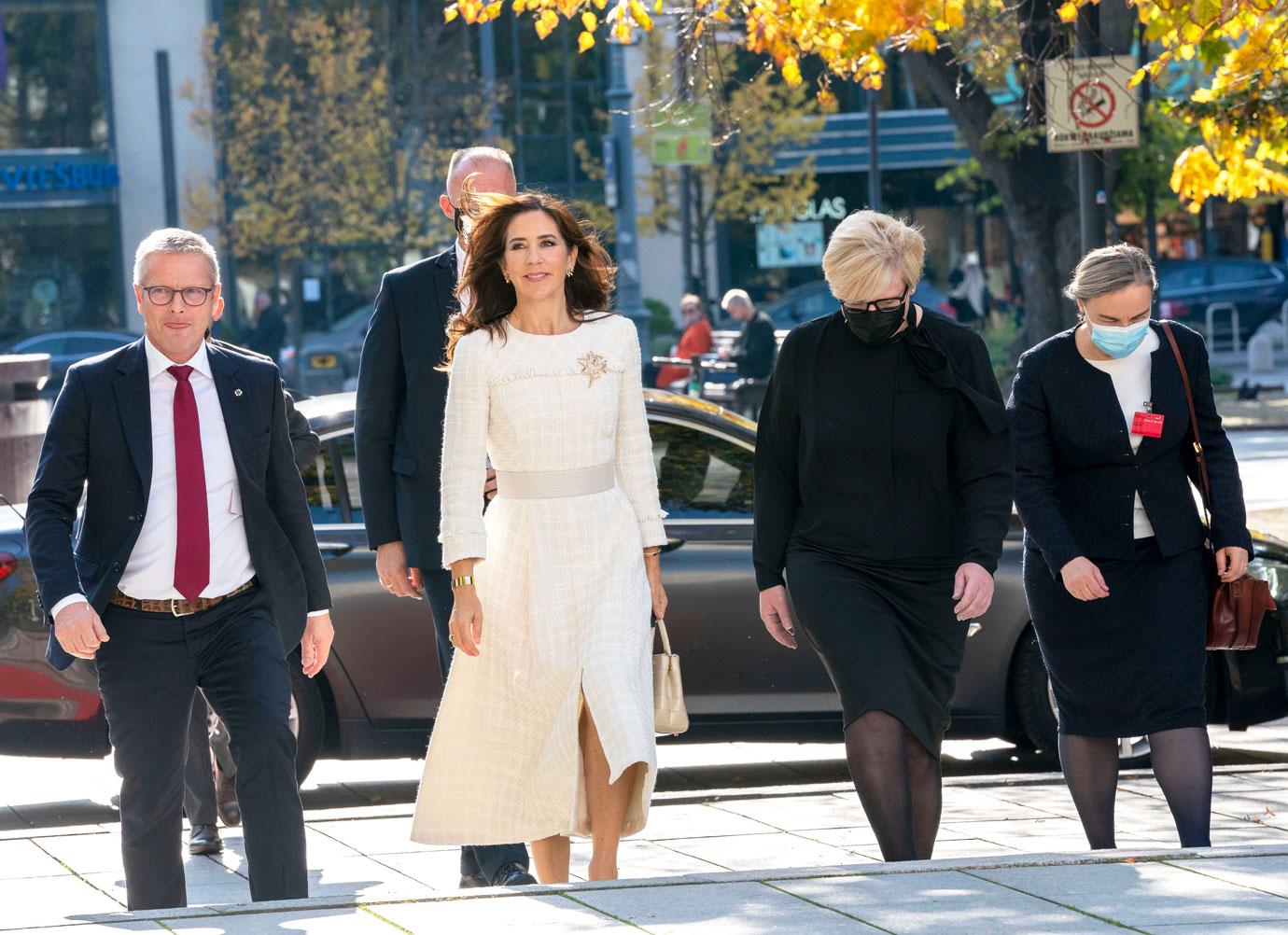 crown princess mary of denmark visits lithuania