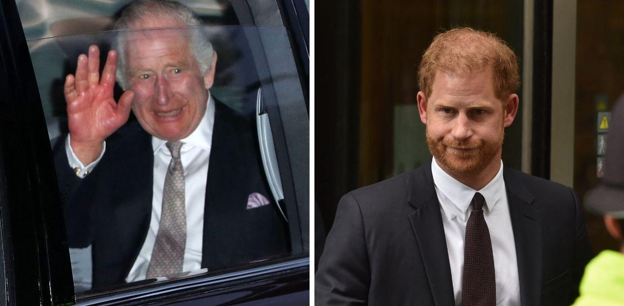 king charles embarrassed prince harry behavior