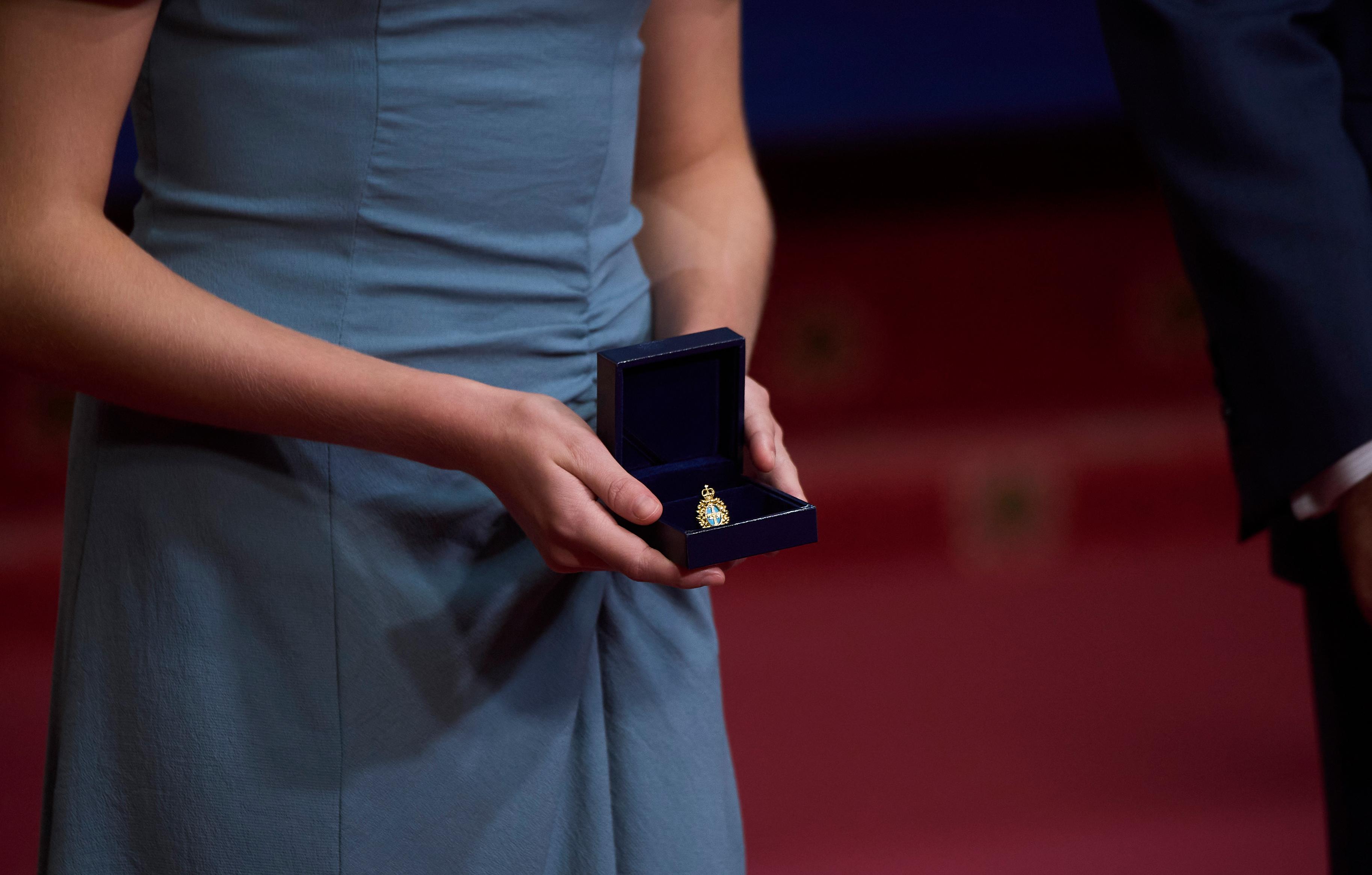 spanish royals attend audience with princess of asturias awards winners