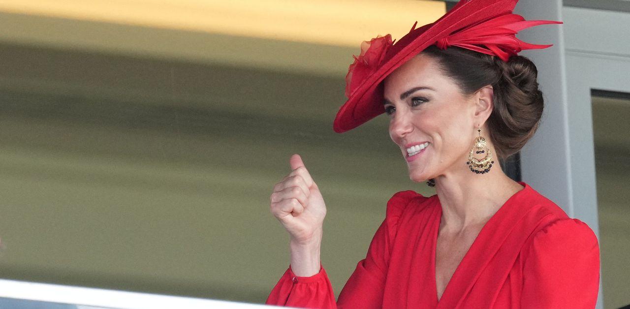 Kate Middleton's vivid red dress at Royal Ascot 2023