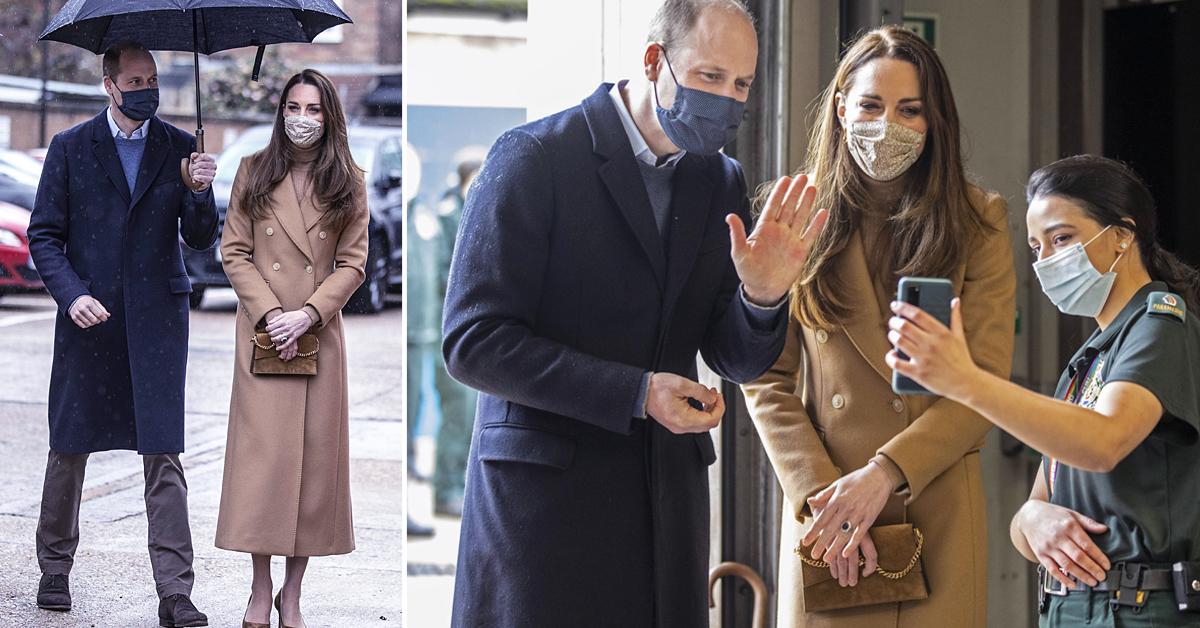 will and kate visit newham ambulance station