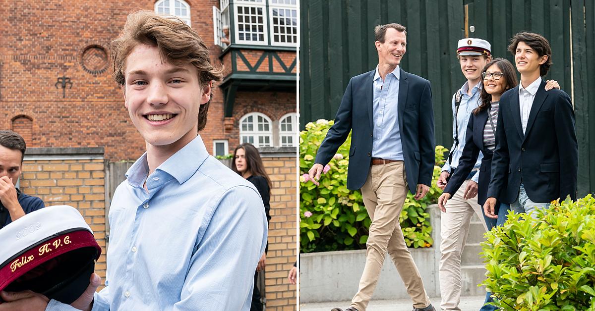 prince felix of denmark graduated from high school