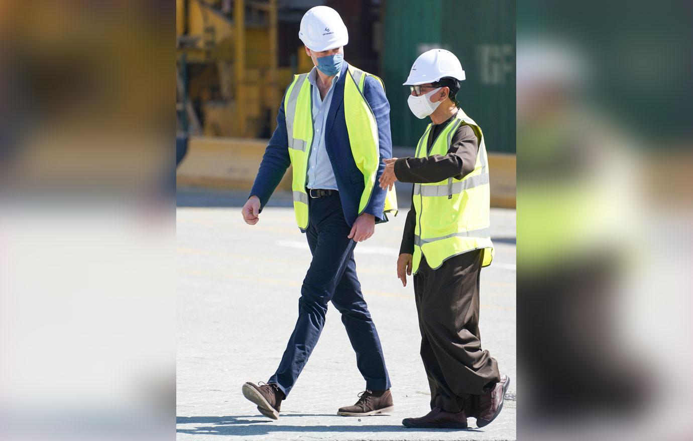 prince william visits the port of dubai