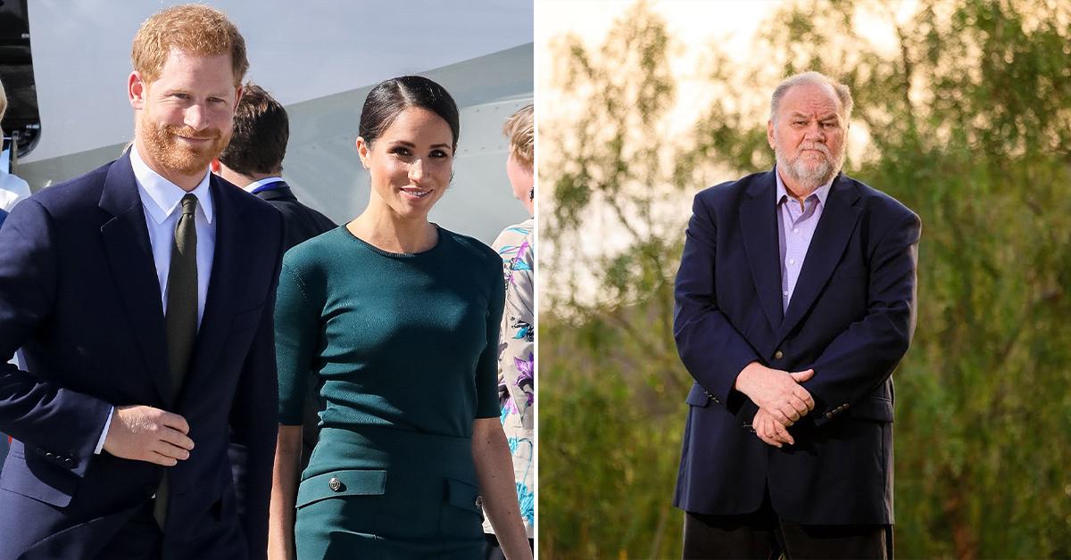 prince harry meghan markle hermits thomas markle pp