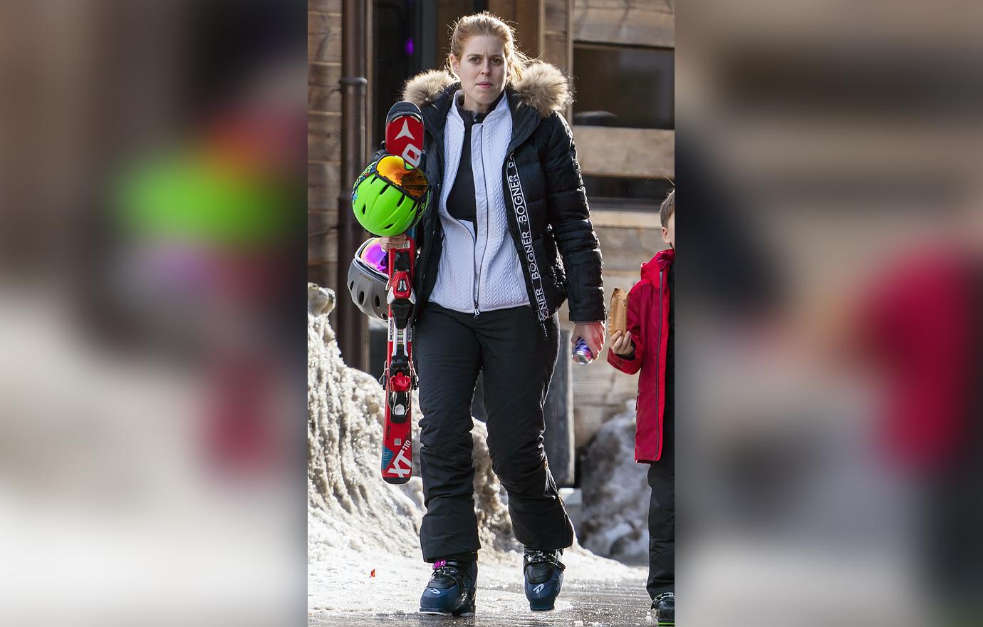 princess beatrice husband edoardo mapelli mozzi in verbier on skiing holiday