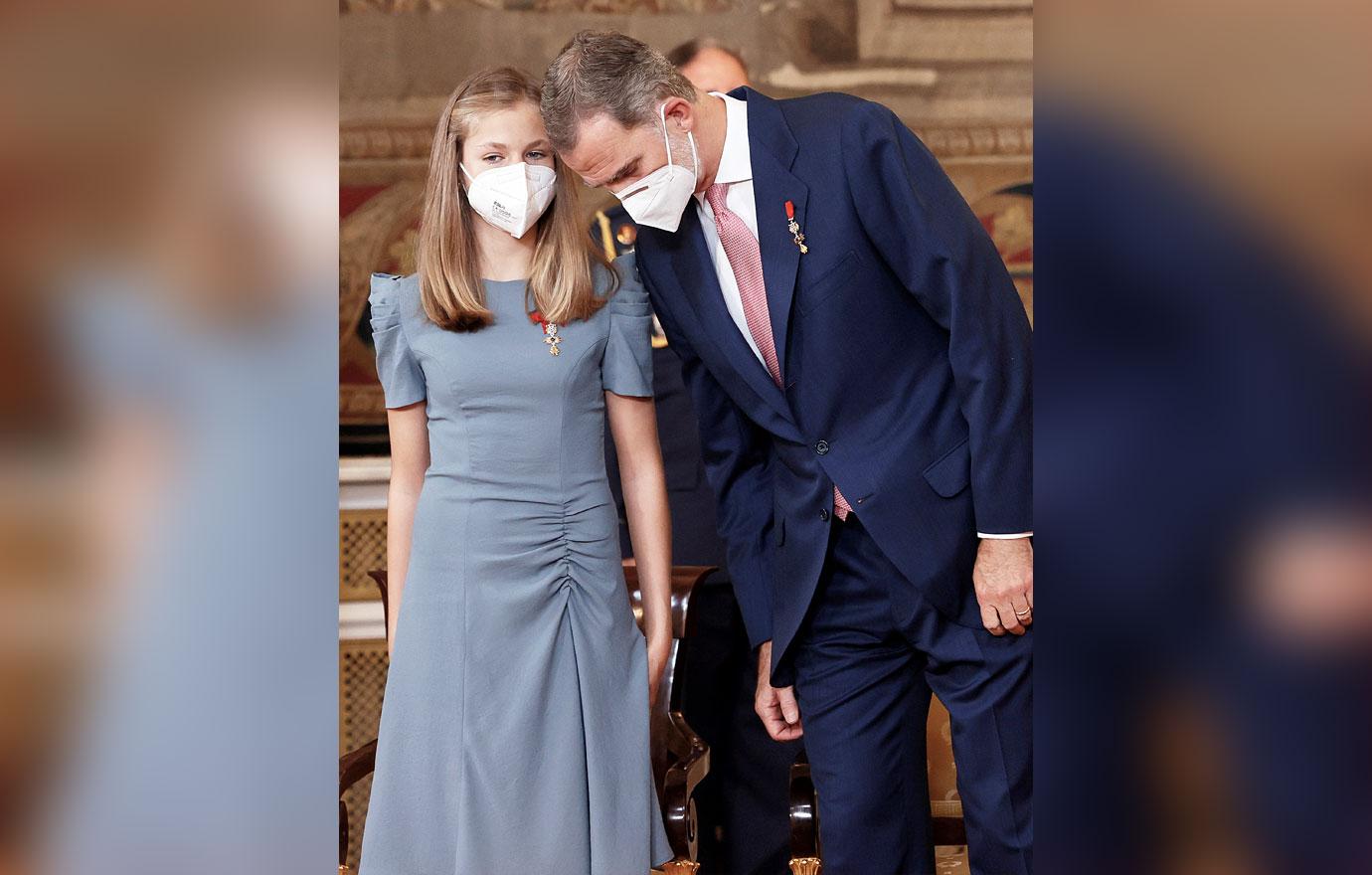 queen letizia spanish royals deliver order of the civil merit awards tro