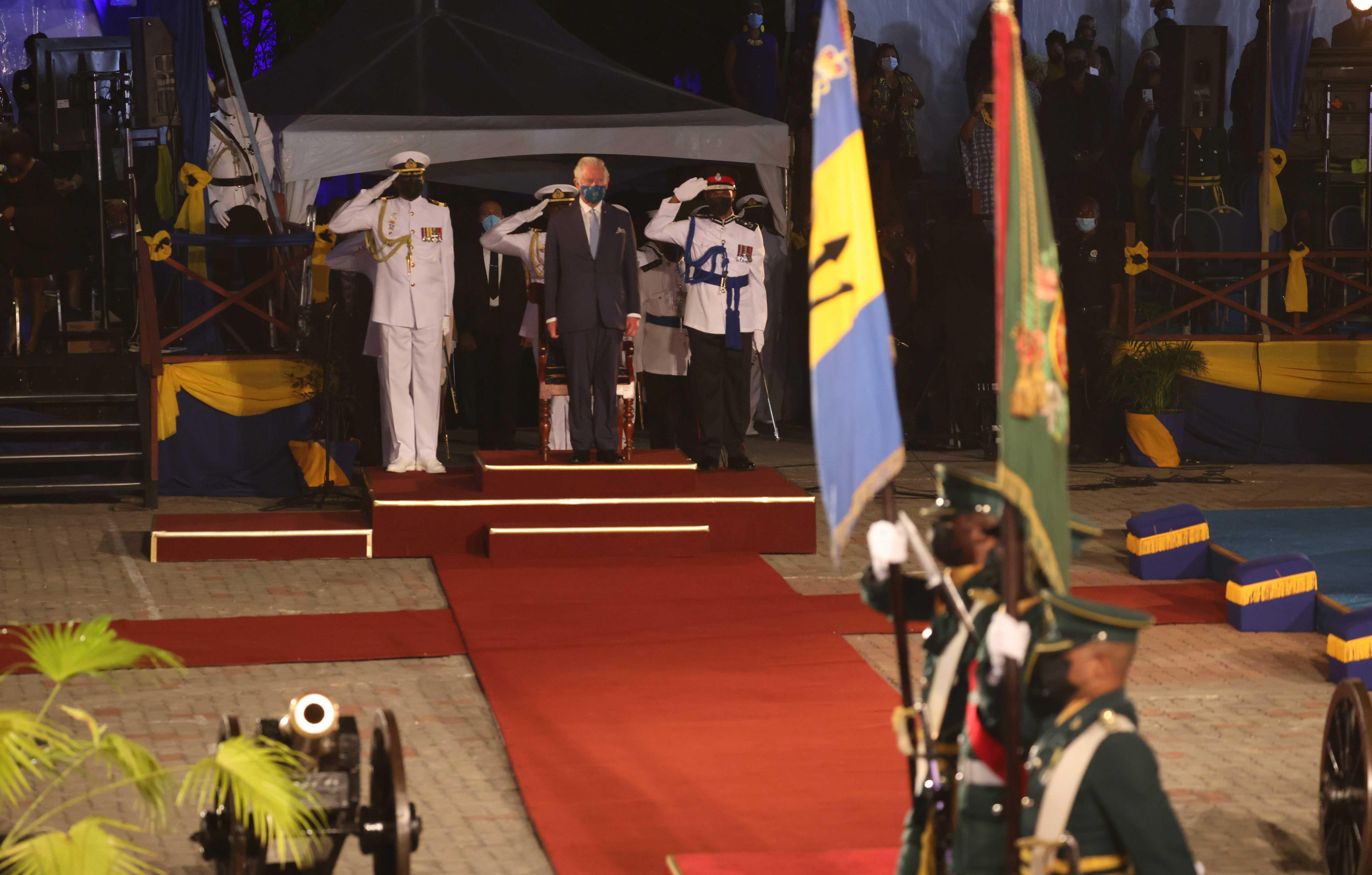 Rihanna and Prince Charles the Night Barbados Celebrates Becoming