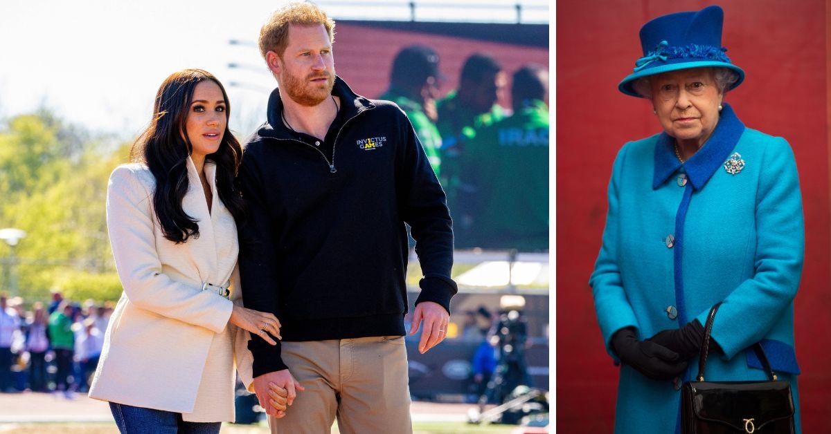 prince harry meghan markle and queen elizabeth ii