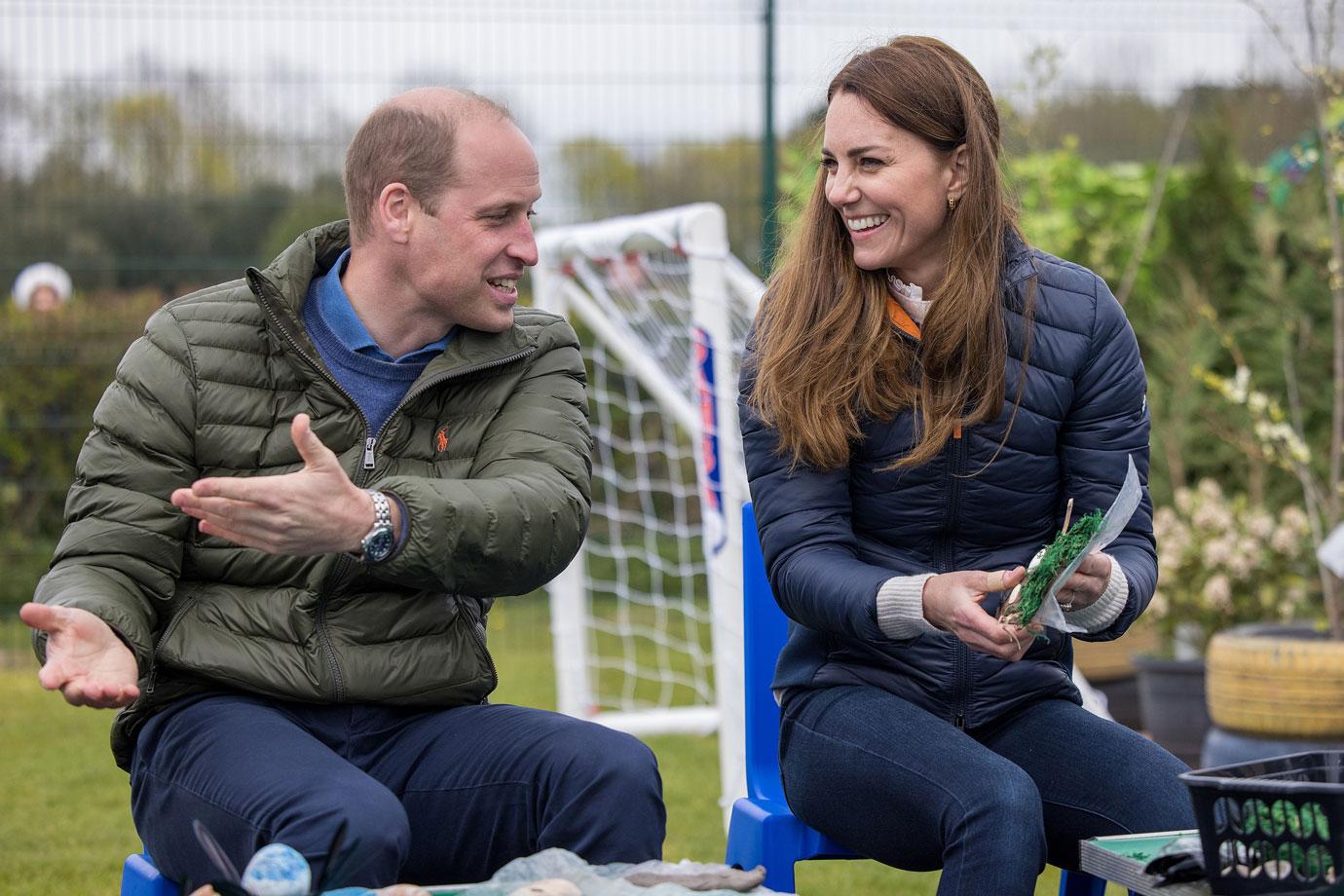 prince william and duchess catherine meet people at charity event