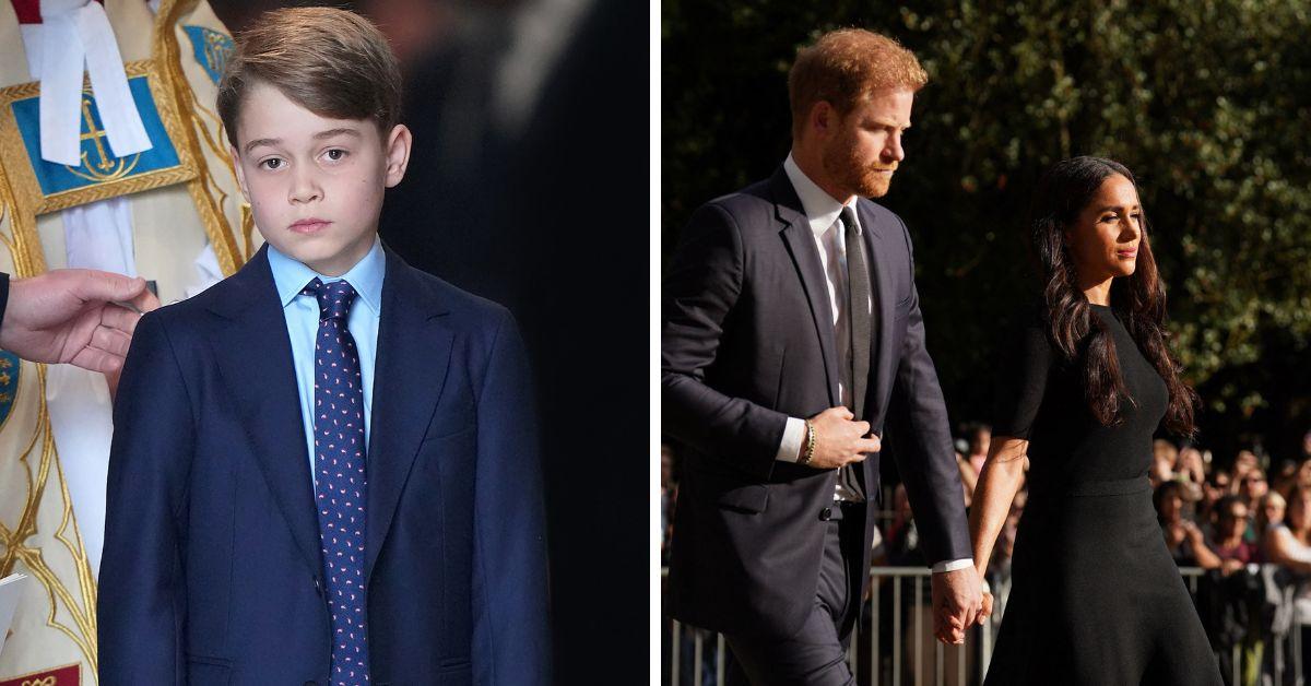 prince george prince harry and meghan markle