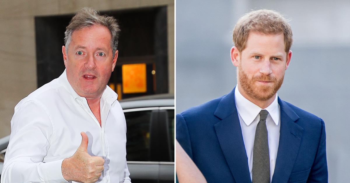 piers morgan prince harry spoiled brat memorial pp