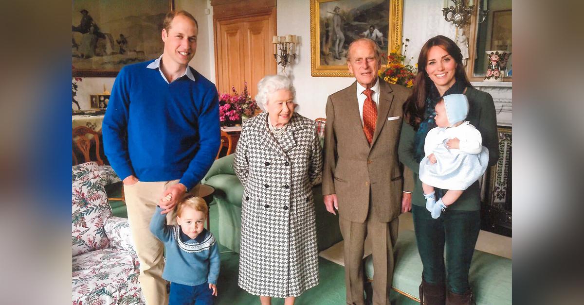 prince william kate reveal their three children miss prince philip in letter tro