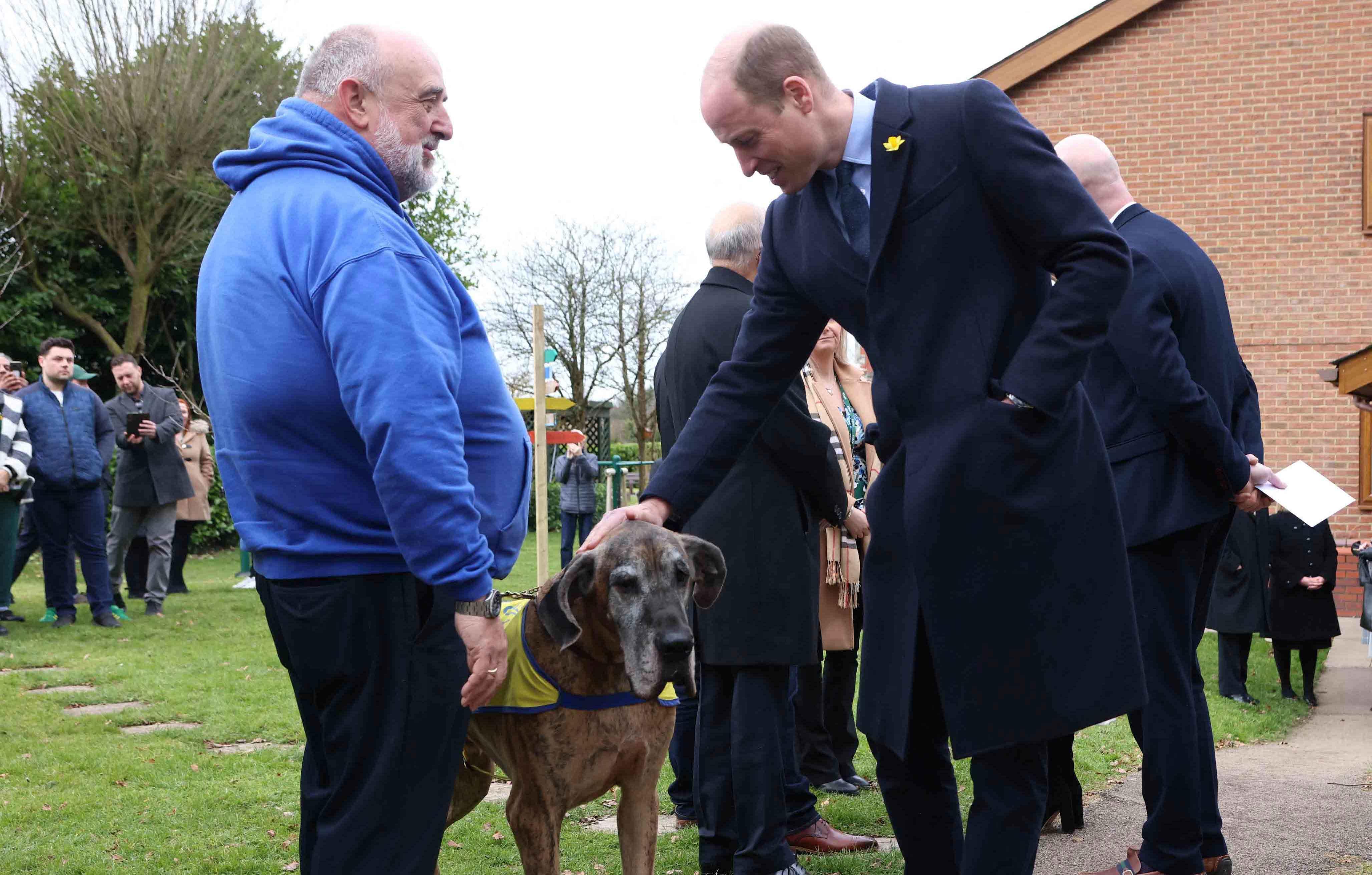 prince and princess of wales visit brynawel rehabilitation centre