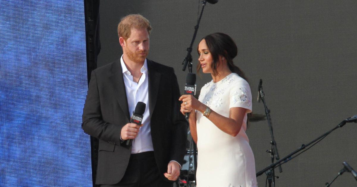meghan harry taping