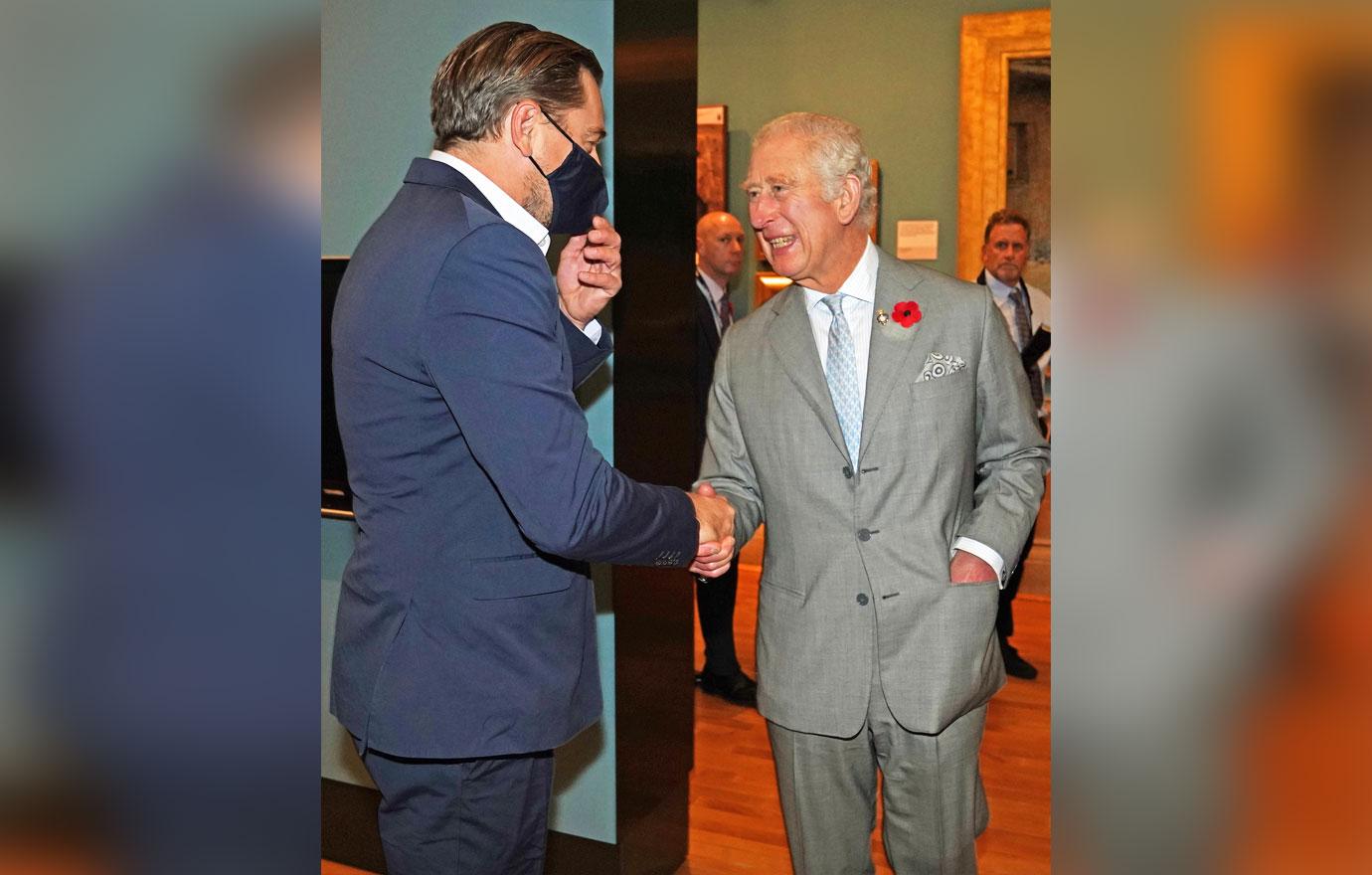 prince charles views a stella mccartney fashion installation