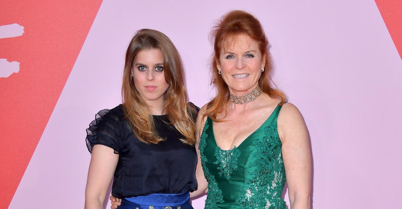 sarah ferguson over the moon meeting princess beatrices daughter shares source