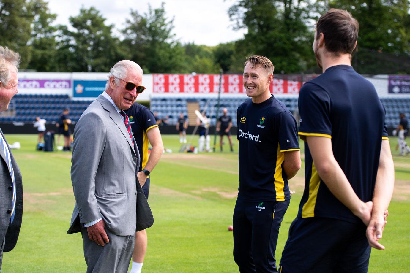 prince charles at sofia gardens cricket ground