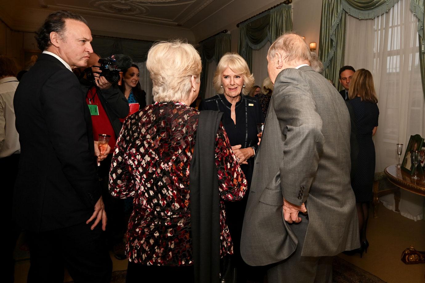 duchess camilla hosts celebration for the th anniversary of the archers