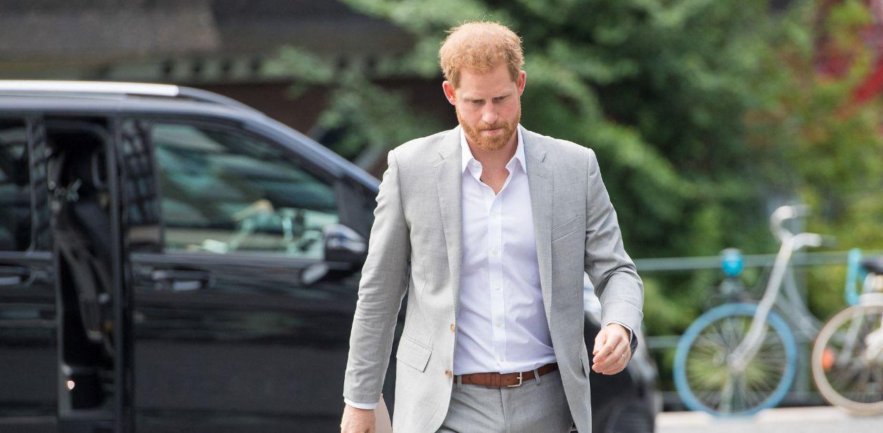 prince harry didnt see king charles prince william uk trip