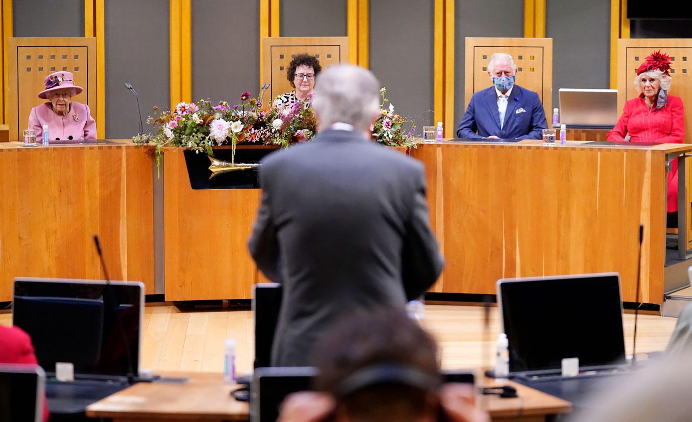 queen elizabeth opening ceremony sixth session senedd