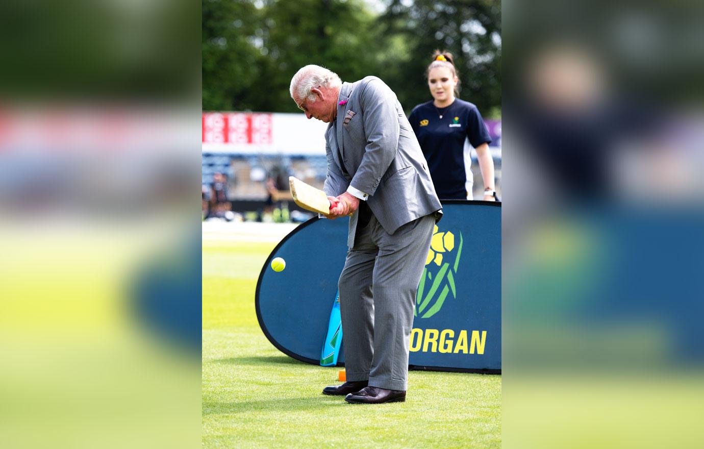 prince charles at sofia gardens cricket ground