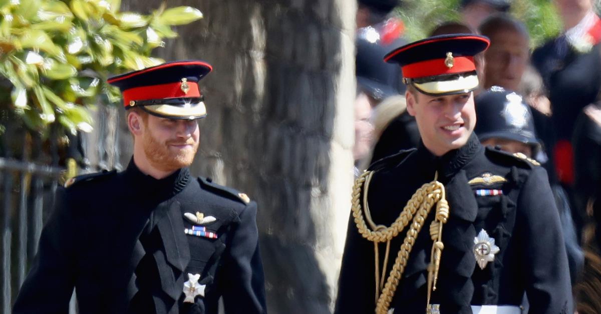 prince william driving wedge prince harry