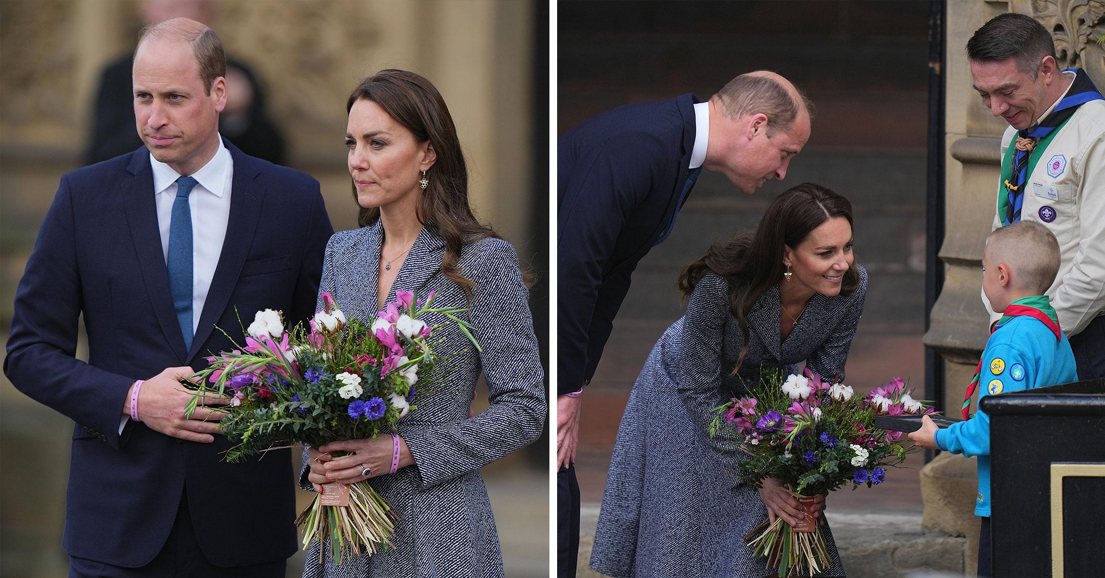 the duke and duchess of cambridge attend the opening of the glade of light memorial pp