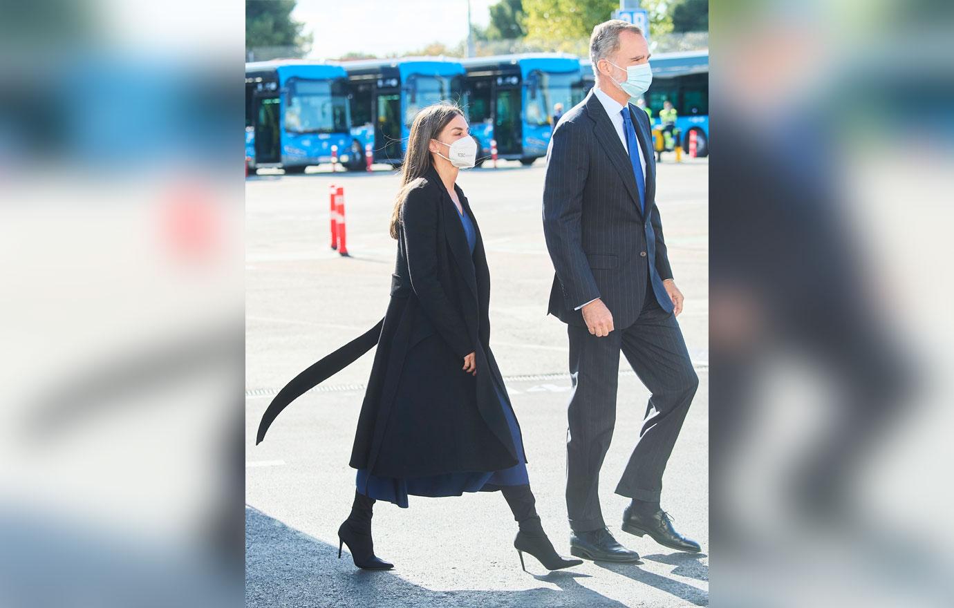 spanish royals attend the commemoration of emt madrids th anniversary