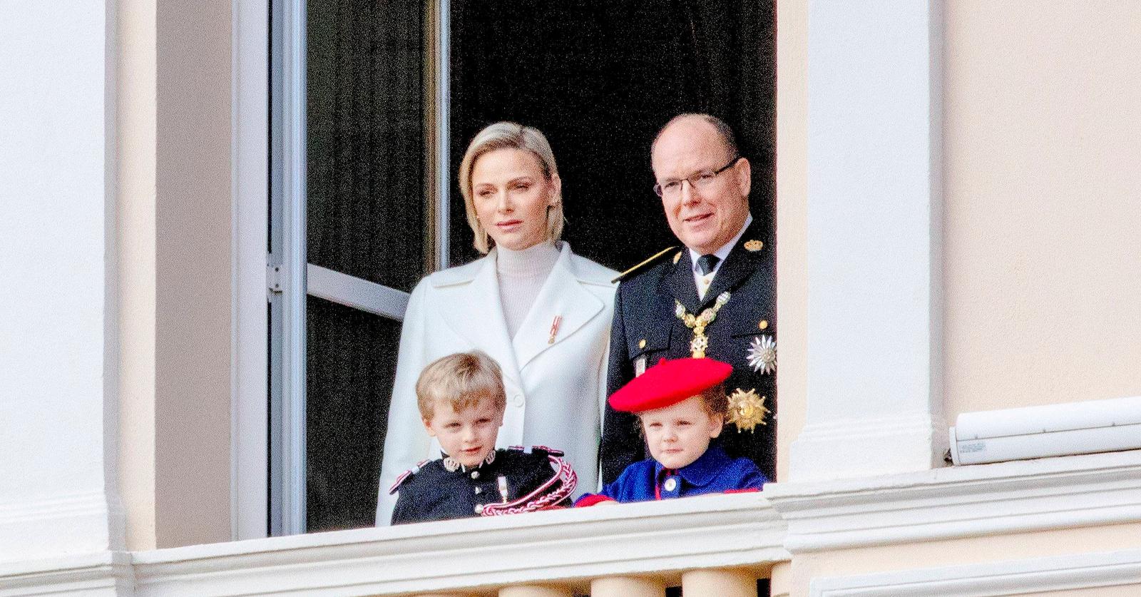 Prince Albert, Princess Charlene And Their Twins Paint Easter Eggs