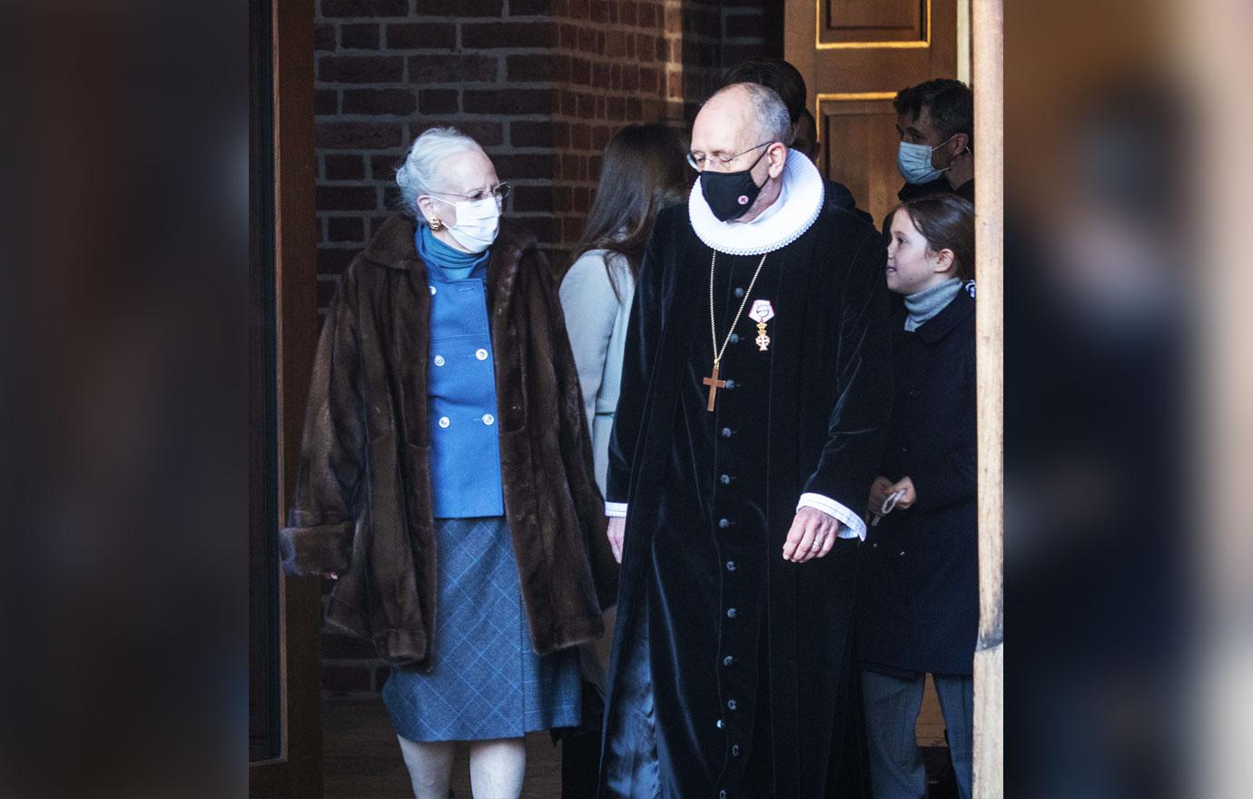 the danish royal family attend christmas eve and christmas day church