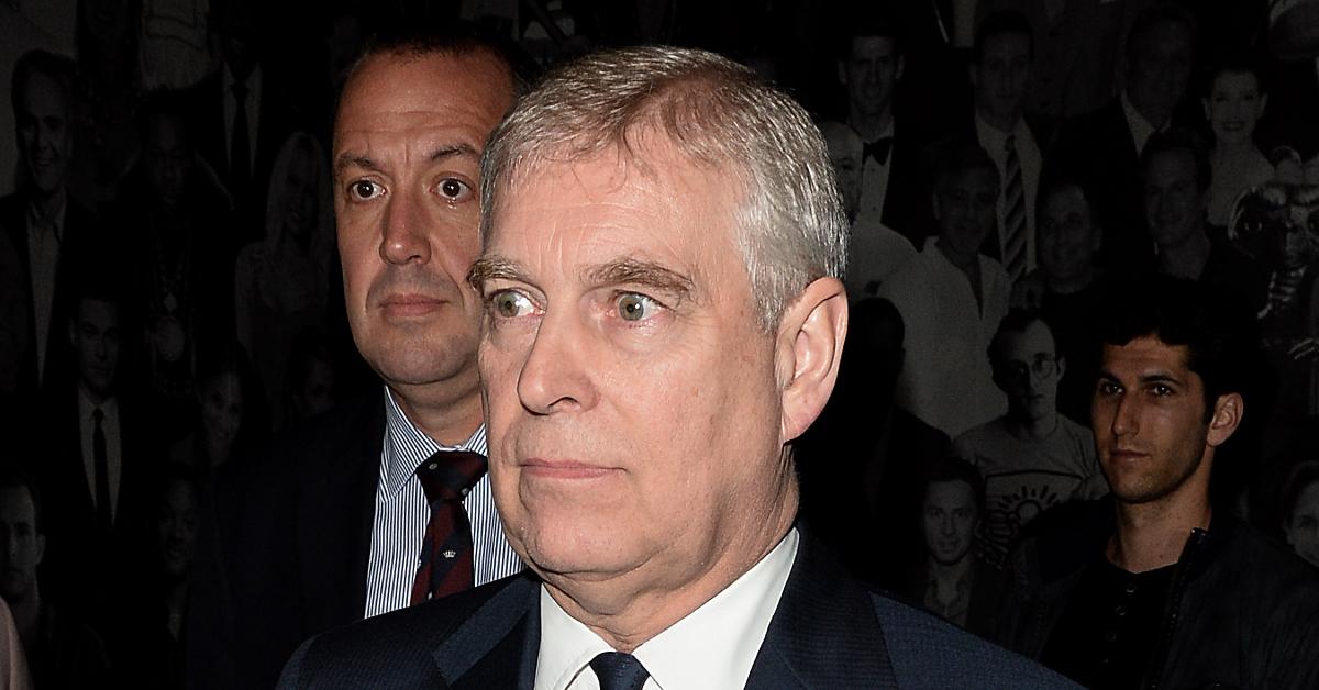 prince andrew spotted first time