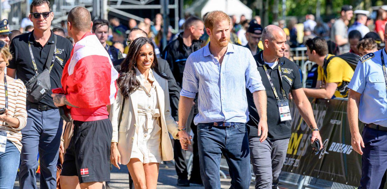 Prince Harry Caught Explaining The Invictus Games To Meghan Markle