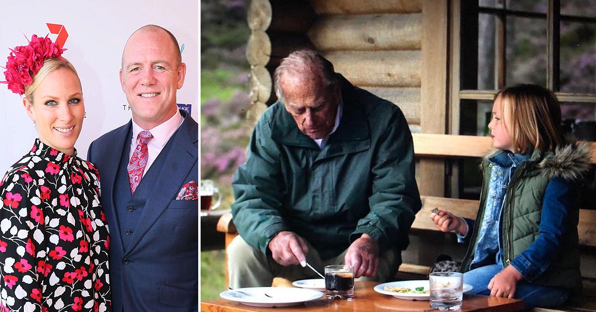 zara tindall husband mike shares photo daughter mia prince philip