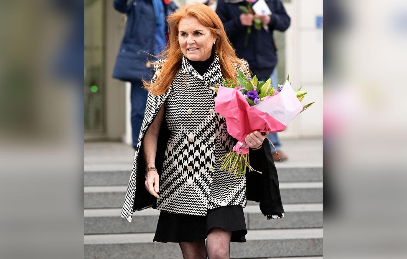 duchess of york sarah ferguson at europe  radio studios