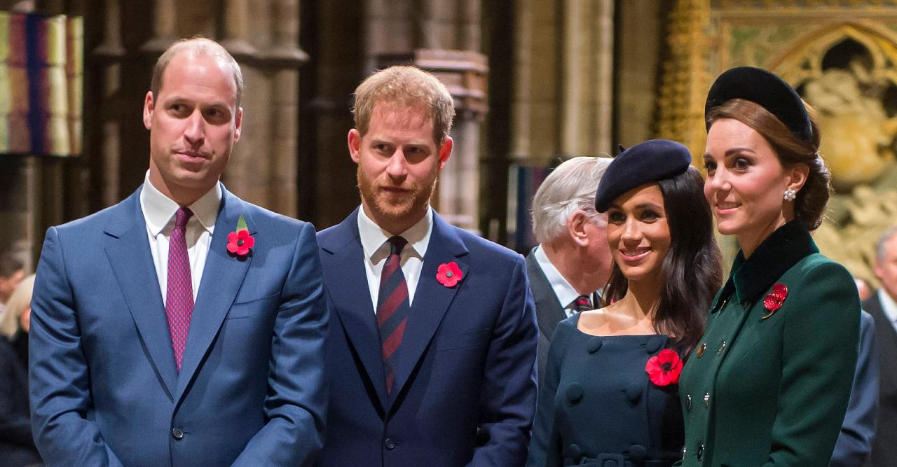 prince william and kate middleton prince harry meghan markle oprah interview