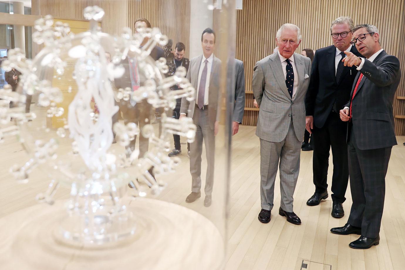 prince charles unveiling astrazeneca new r and d facility in cambridge