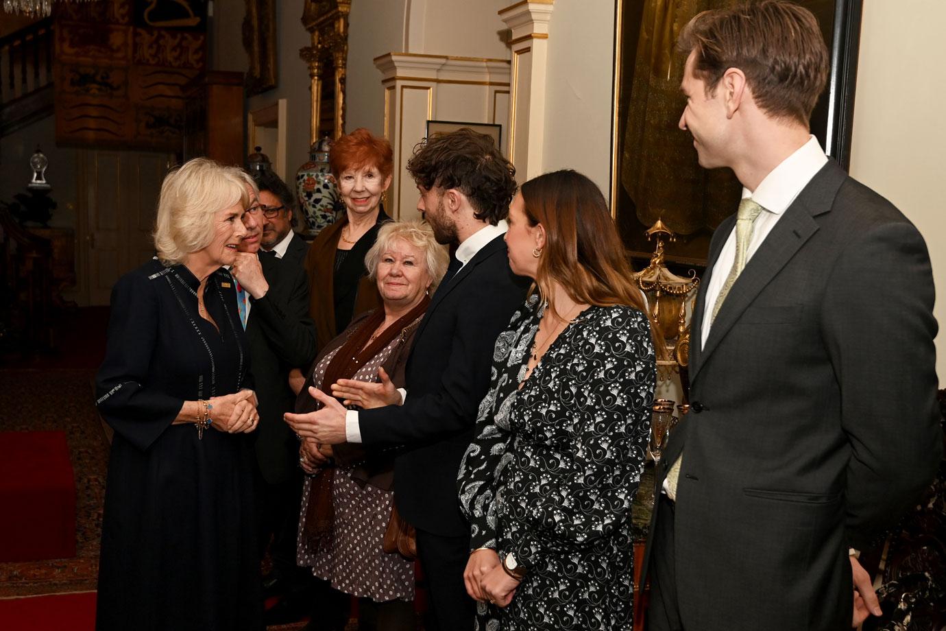 duchess camilla hosts celebration for the th anniversary of the archers