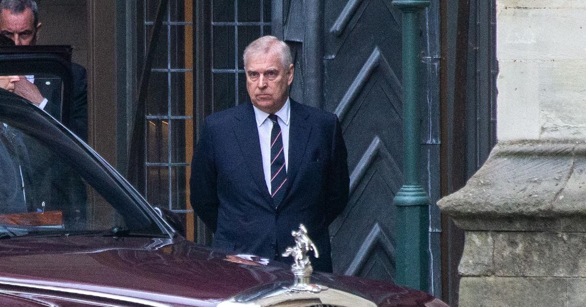 prince andrew insistent escorting queen