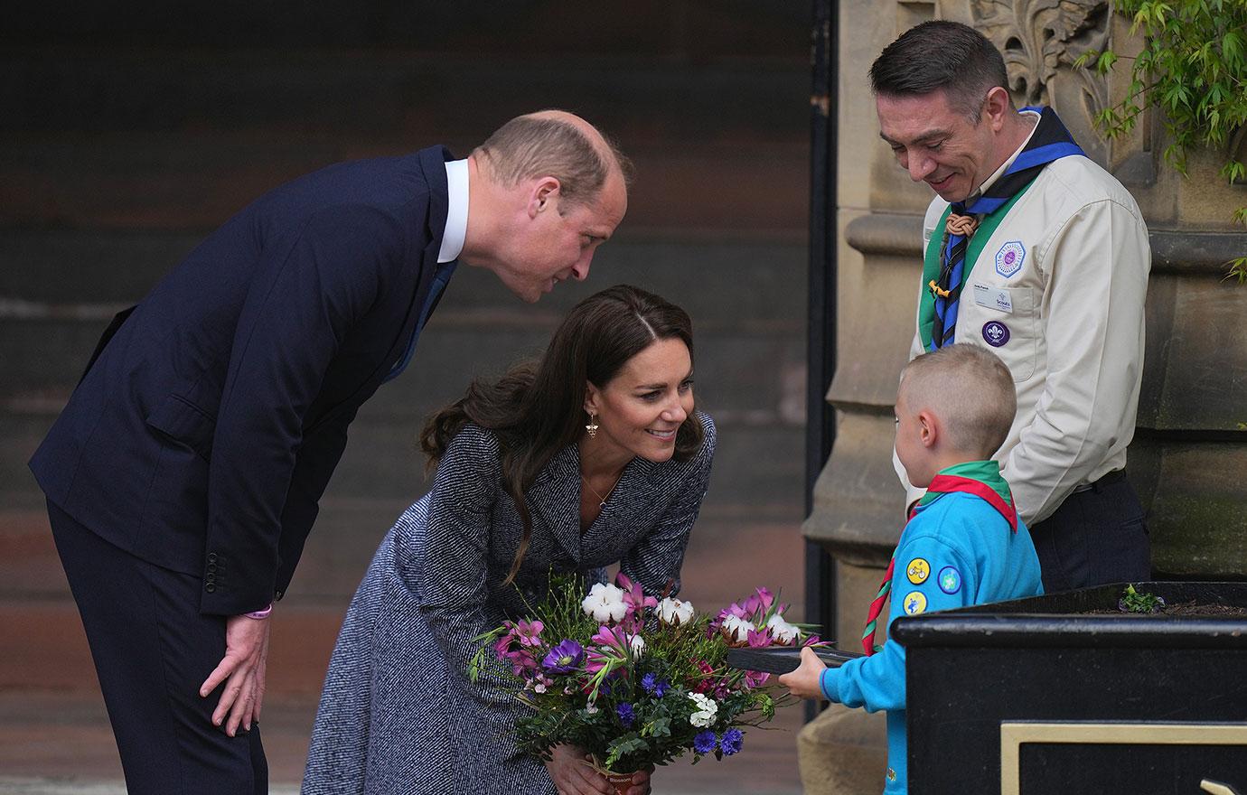 the duke and duchess of cambridge attend the opening of the glade of light memorial