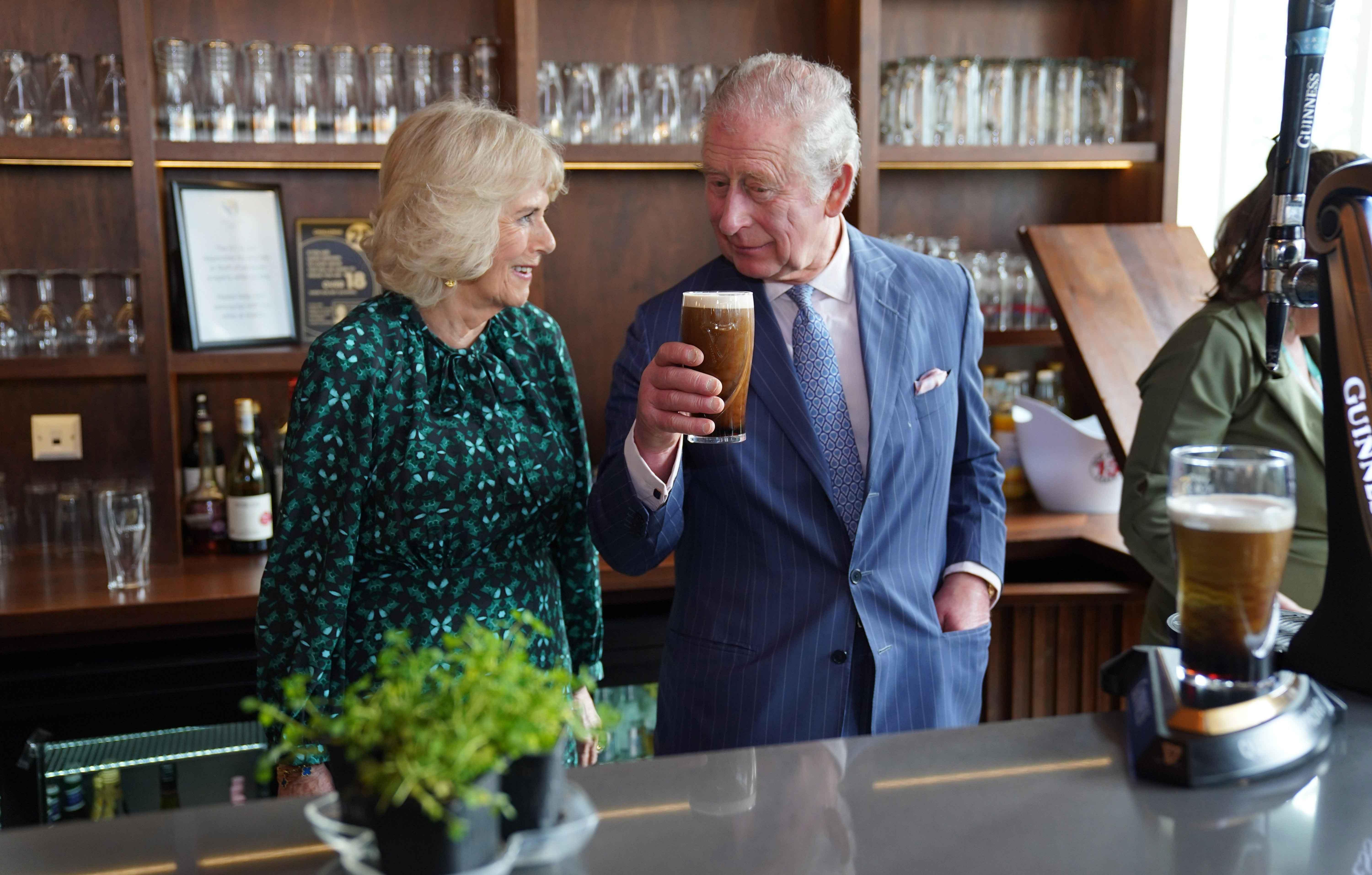 the prince of wales and the duchess of cornwall visited the irish cultural centre