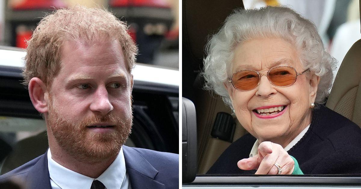 prince harry and queen elizabeth ii