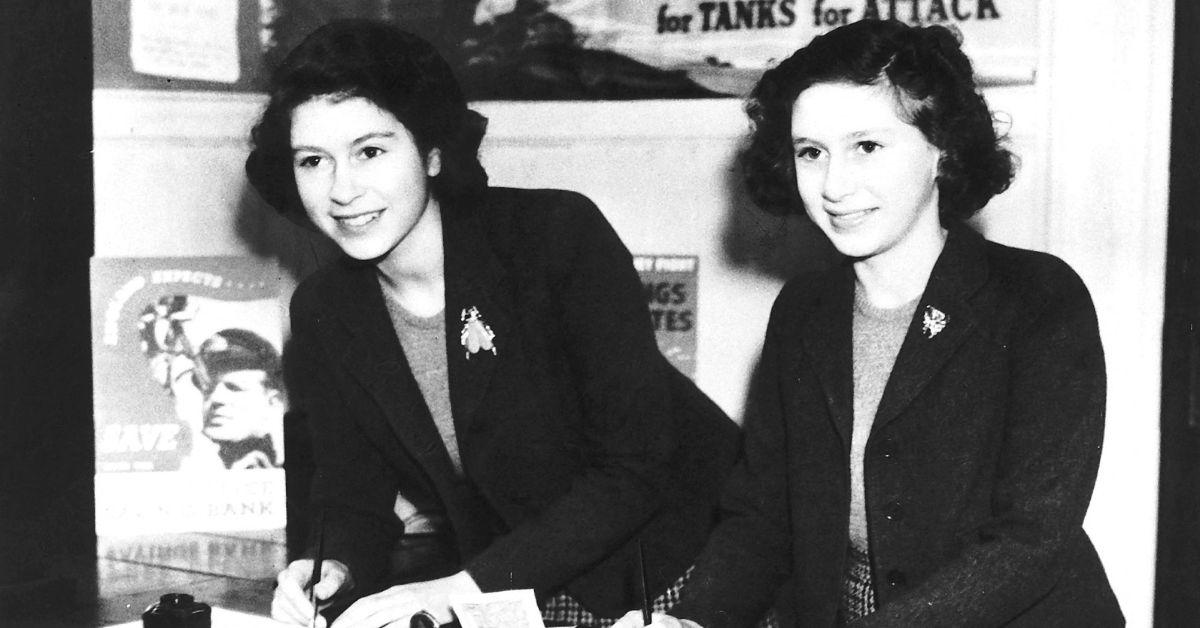 queen elizabeth ii and princess margaret